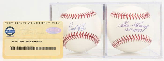 Paul O'Neill & Goose Gossage Autographed Balls