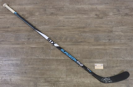 J.T. Miller Autographed Game Used Hockey Stick