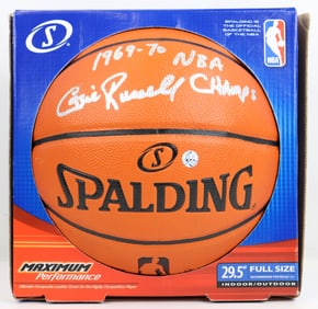 Cazzie Russell Autographed Basketball