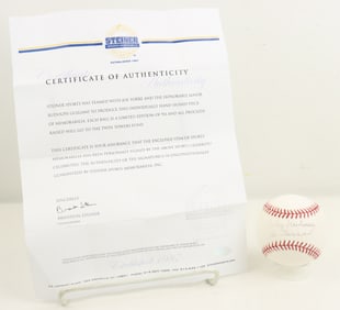 Joe Torre & Rudy Guiliani Autographed Baseball