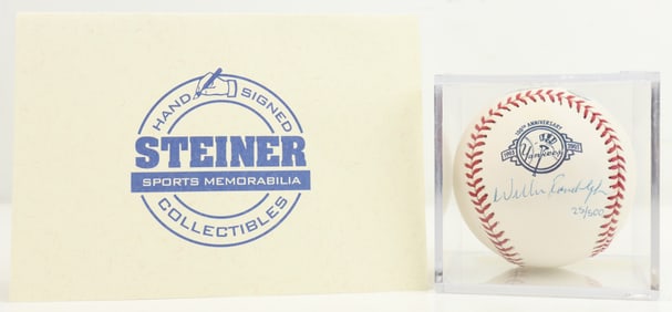 Willie Randolph Ltd Edition Autographed Baseball