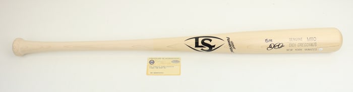 Didi Gregorius Autographed Baseball Bat