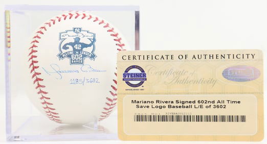 Mariano Rivera Ltd Edition Autographed Baseball