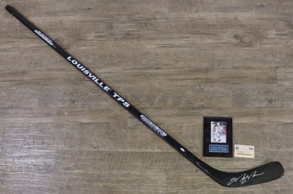 Mark Messier Autographed Hockey Stick & Card