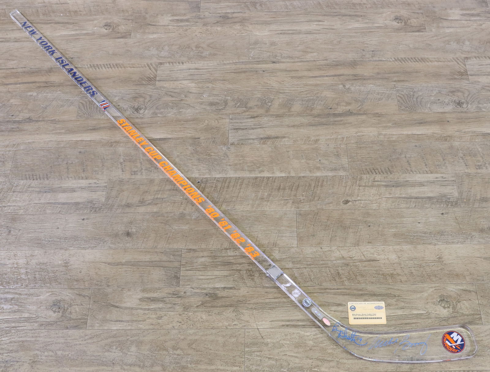 Bossy & Trottier Autographed Hockey Stick (1 of 8)