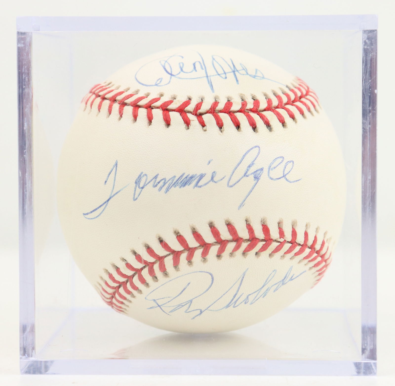 Jones, Agee & Swoboda Autographed Baseball (1 of 9)