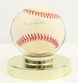 Derek Jeter Autographed Baseball