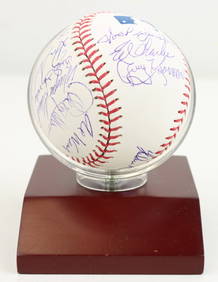 NY Mets (18 Signature) Autographed Baseball (1 of 8)
