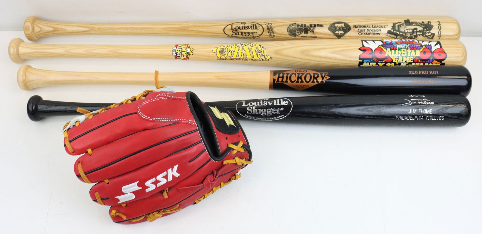 (4) New Baseball Bats & Glove (1 of 13)