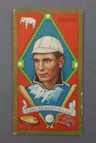 1911 T205 Gold Border Chief Bender HOF Baseball Tobacco Card