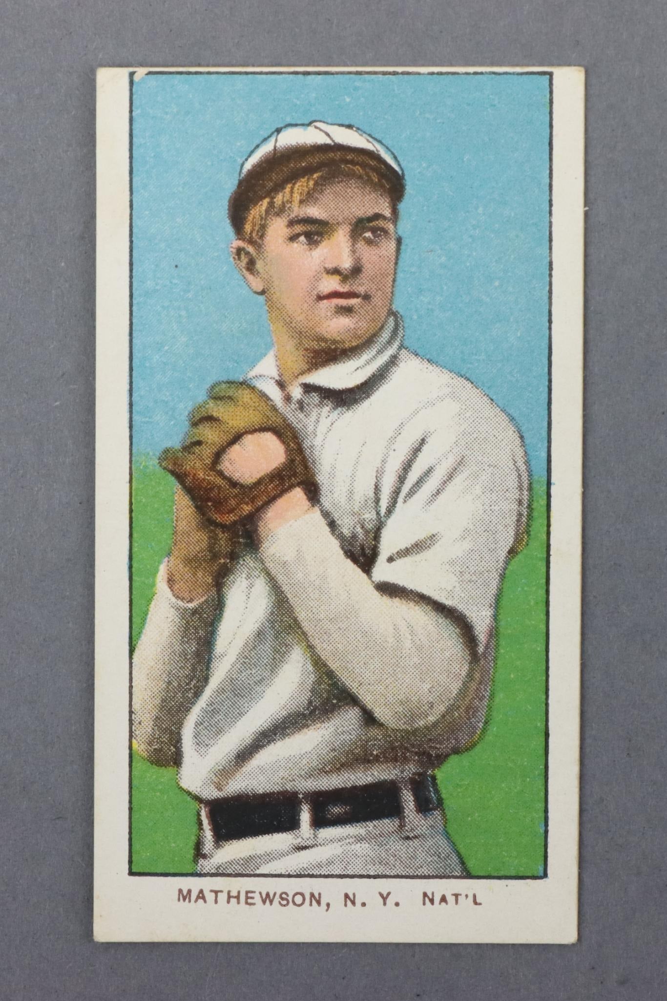 1909-11 T206 Sweet Caporal Christie Mathewson HOF Baseball Tobacco Card (1 of 6)