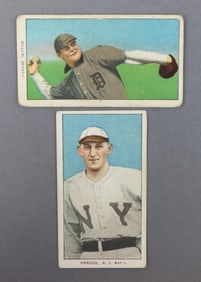 (2) 1909-11 T206 Piedmont Baseball Tobacco Cards