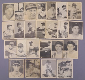 (24) Asst 1948 Bowman Baseball Cards