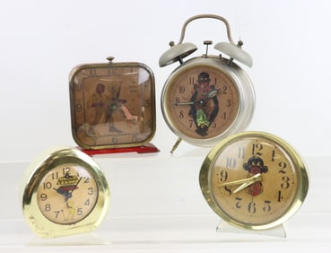 Black Americana Alarm Clocks