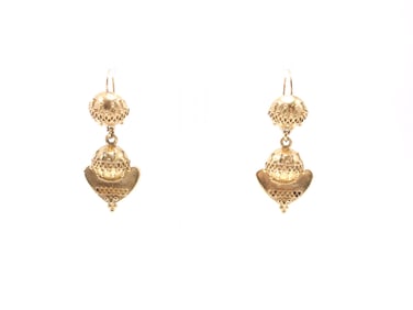14k YG Earrings