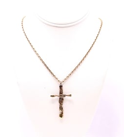 14k YG Necklace and Pendant