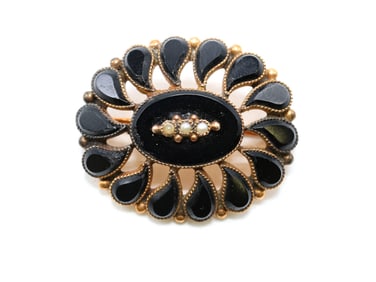 Victorian 10k YG Brooch
