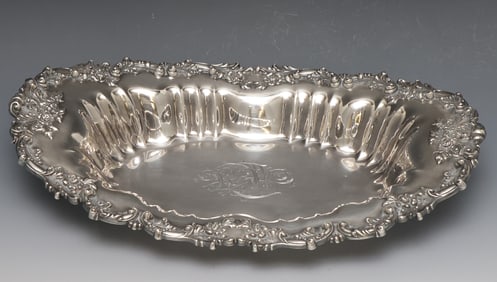 Graff, Washbourn, and Dunn Sterling Silver Bread Tray