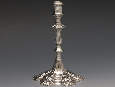 Georgian British Sterling Silver Candlestick