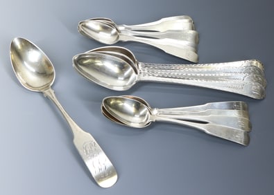 John McMullin Coin Silver Spoons