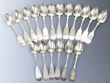 George Gordon Coin Silver Spoons