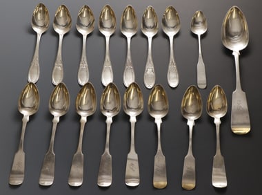 Albany Coin Silver Spoons