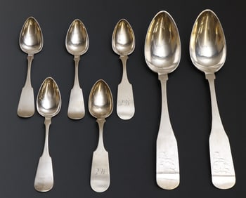 Delaware Coin Silver Spoons