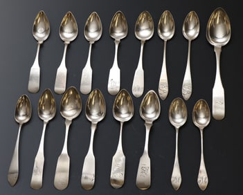 Pennsylvania Coin Silver Spoons