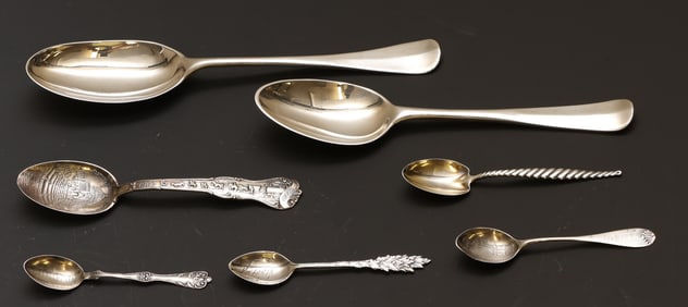 Sterling Silver Souvenir Spoons