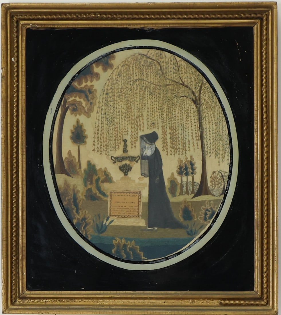 George III Mourning Needlework Picture (1 of 8)