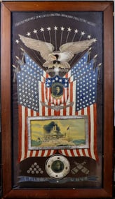 World Cruise Commemorative Silk Needlework