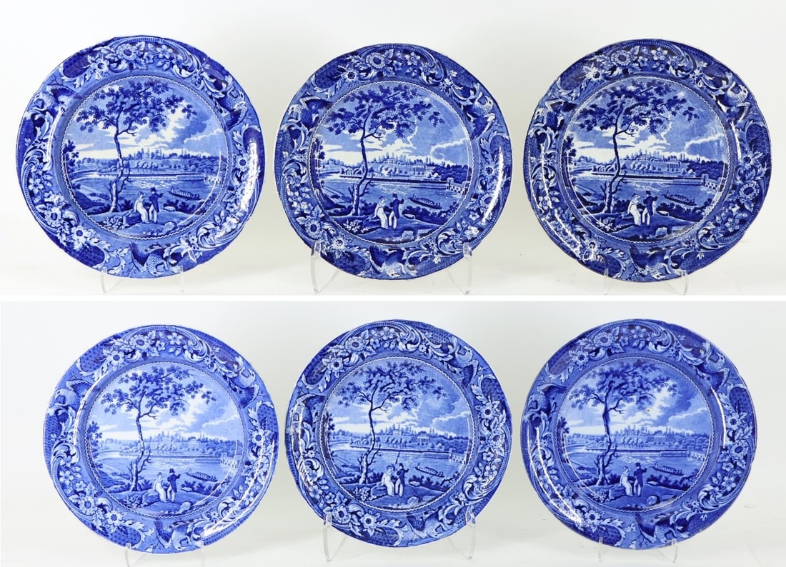 Historic Staffordshire Transfer Plates (6) (1 of 12)