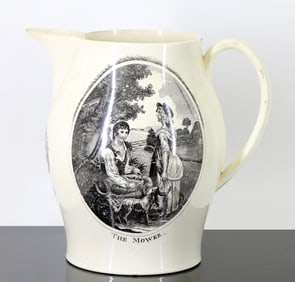 English Transferware Jug "Washington in Glory / America in Tears"