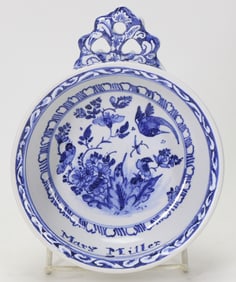 Michelle Erickson Blue and White Delft Style Porringer
