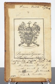 Benjamin Greene Bookplate