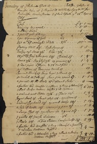 Historic Document Relating to Alexander Robertson, Goldsmith
