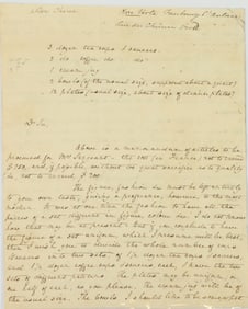 ALS John Sargeant (1779-1852) to Thomas Fletcher (1787-1866)