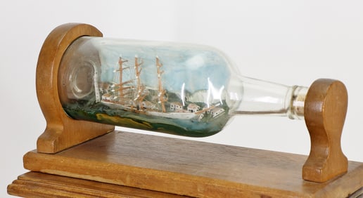 19th Century Ship-in-Bottle