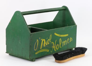 Painted Shoe Shine Box