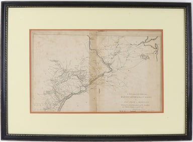 Map of New Jersey to Maryland