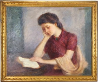 Oil on Canvas, signed
