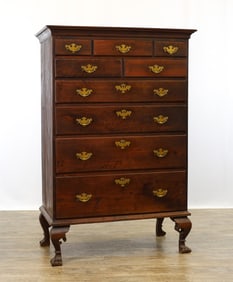 Chester County, Pennsylvania Queen Anne Octorara Tall Chest
