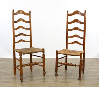 Deleware Valley Maple Ladderback Chairs