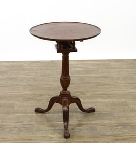 Queen Anne Mahogany Tilt-Top Candle Stand
