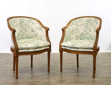 Pair of Louis XVI Accent Chairs