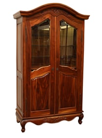 French Style Mahogany Wall Cupboard
