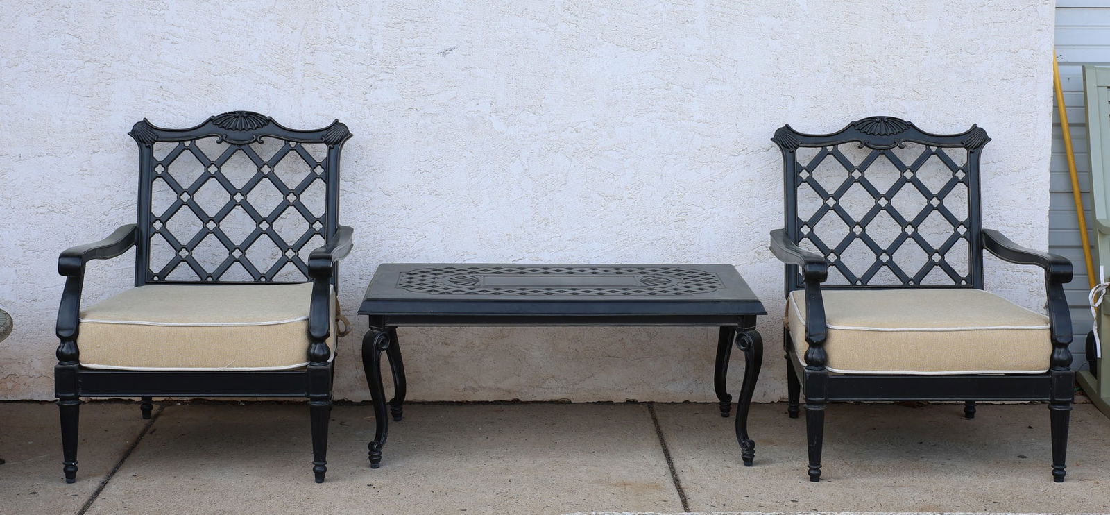 Frontgate Outdoor Seating Set with Coffee Table (1 of 19)