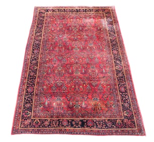 Persian Painted Sarouk Carpet