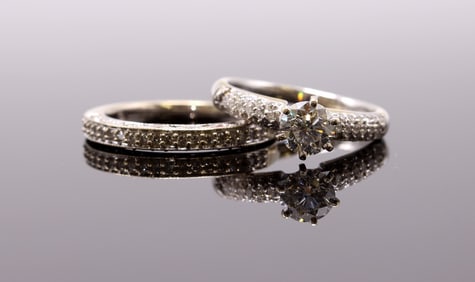 14k WG Diamond Rings