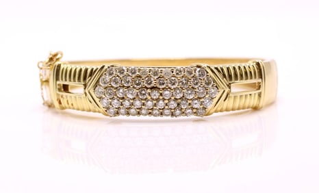 14k YG Diamond Bracelet